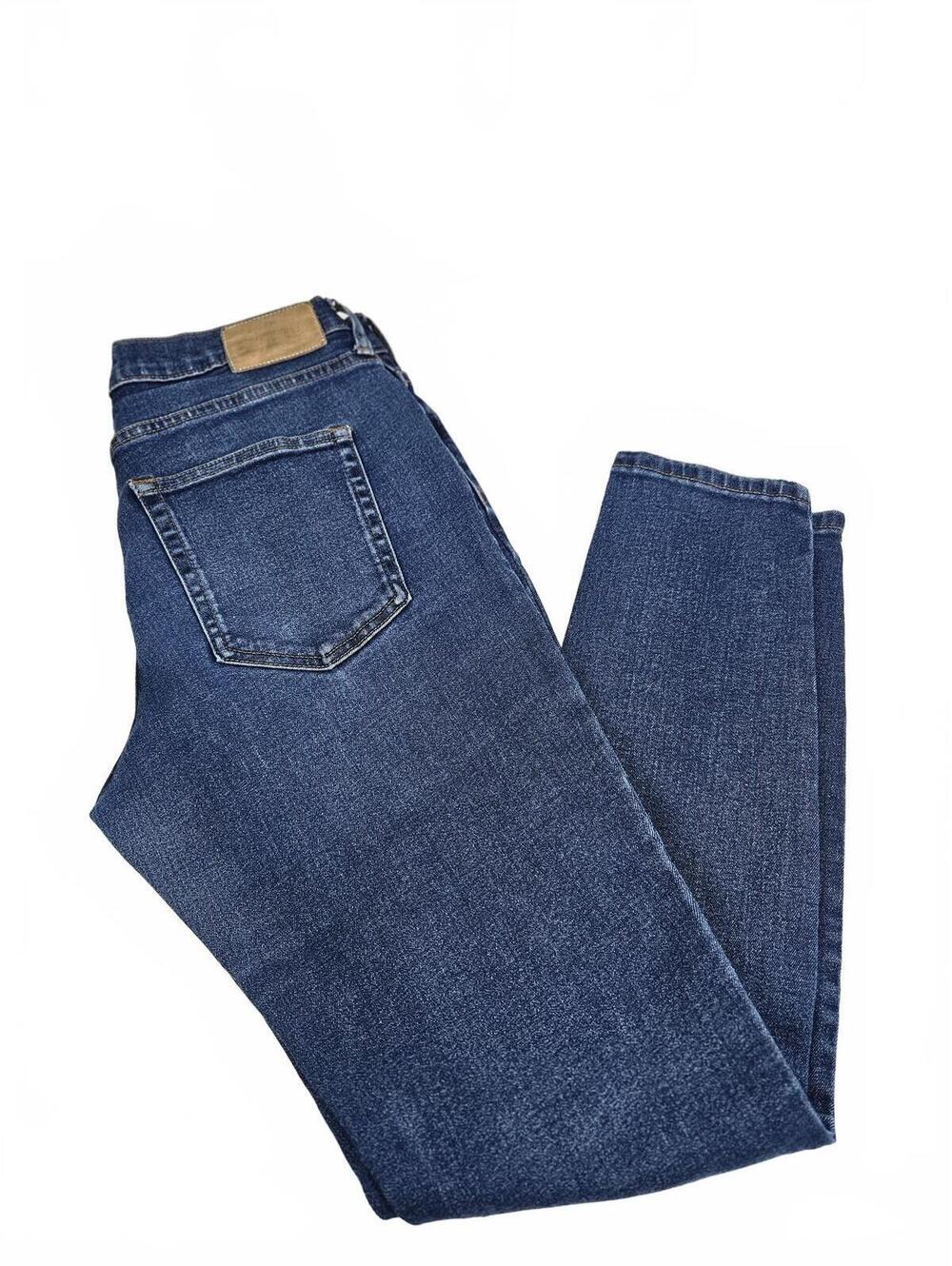 Everlane Classic Women's Mid-Rise Blue Denim Jeans Size W28 Regular